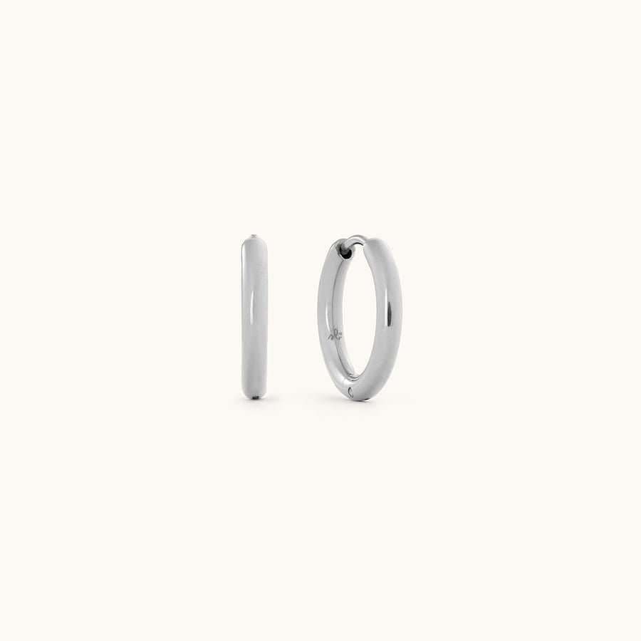 April Earrings Silver