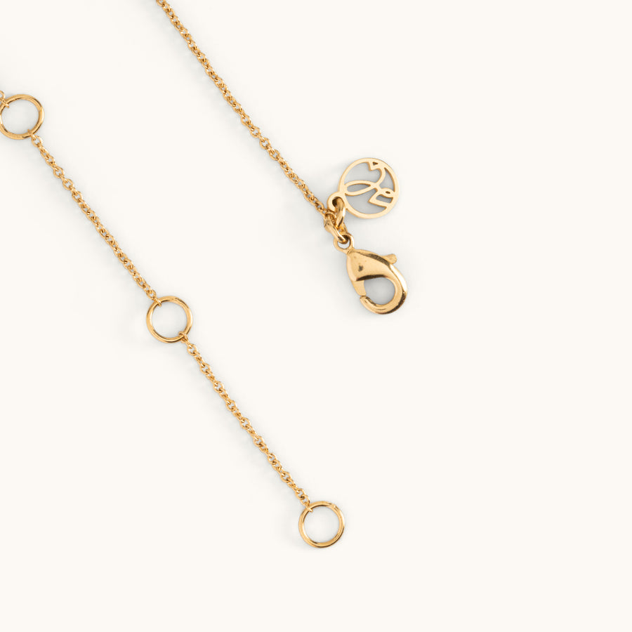Josey Necklace (Black + Gold)